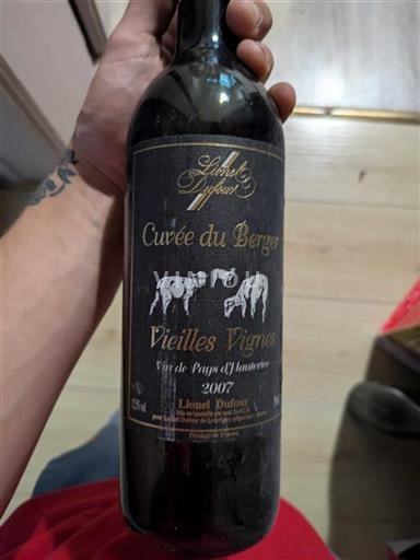 Jura Não especificado Lionel Dufour du Berger 2007