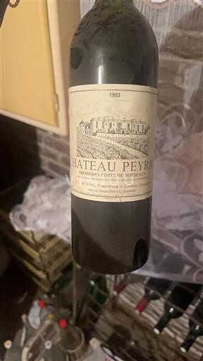 Burdeos Primeras Colinas de Burdeos Château Peyrat 1993
