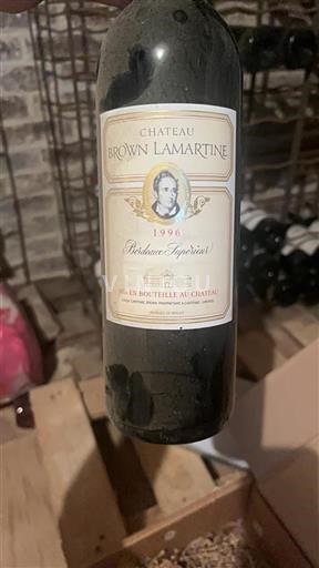Bordeaux Bordeaux supérieur Château Brown Lamartine 1996