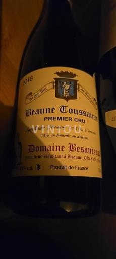 Burgundy Beaune Premier Cru Domaine Besancenot 2018