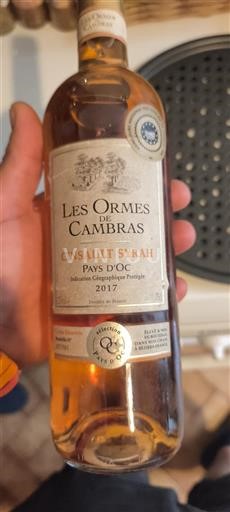Languedoc-Roussillon Pays d'Oc Les Ormes de Cambras Cinsault Syrah 2017