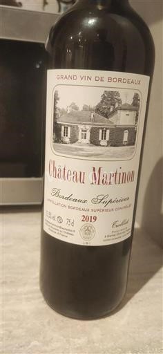 Bordeaux Bordeaux superiore Château Martinon 2019