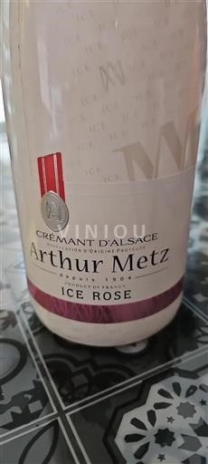 Alsace Crémant d'Alsace Grand Cru Arthur Metz Ice Rose Icke årgångsbetecknad