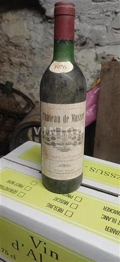 Vin Rouge sec Château Musset 1976 France Bordeaux Lalande-de-pomerol AOC
