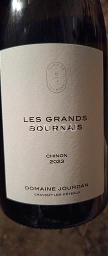 Loire Valley Chinon Domaine Jourdan Les Grands Bournais 2023