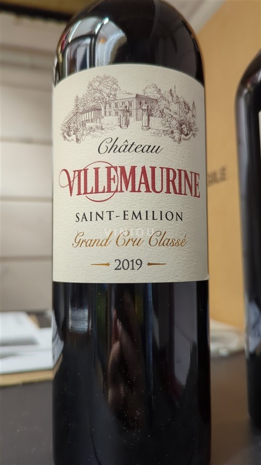 Bordeaux Saint-Émilion Grand Cru Classé Villemaurine 2019