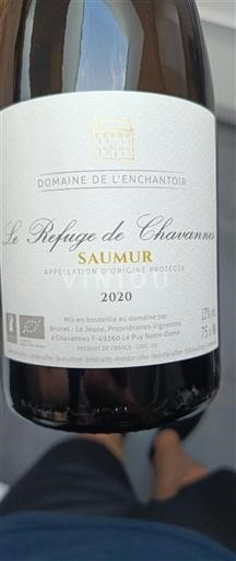 Loirevallei Saumur Domaine L'Enchantoir Le Refuge de Chavannes 2020