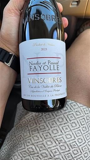 Valle del Rodano Vinsobres Nadia et Pascal Fayolle 2023