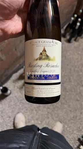 Elsass Riesling Grand Cru Frédéric Mallo Rosacker Vieilles Vignes 2020