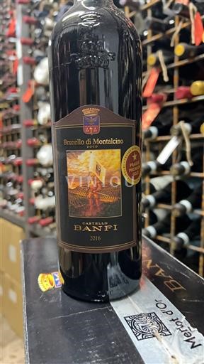 Toscana Brunello di Montalcino Castello Banfi 2016