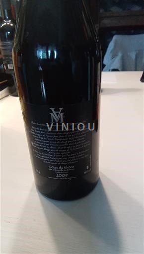 Rhônedalen Côtes du Rhône Xavier Combe 2009