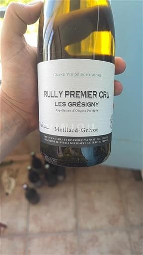 Bourgondië Rully Premier Cru Moillard-Grivot Les Gr%c3%a9signy 2018