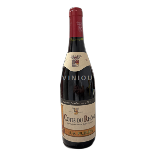 Rhônen laakso Côtes-du-rhône J.V. Fleury 2021