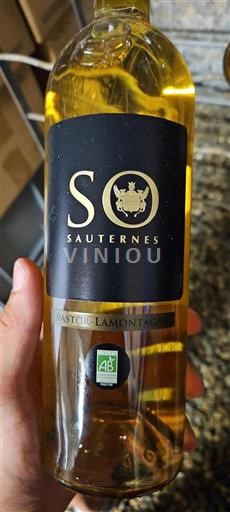 Bordeaux Sauternes Bastor-Lamontagne SO Sauternes 2019
