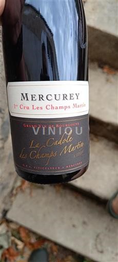 Borgoña Mercurey Premier Cru La Cadole des Champs Martin Sin añada