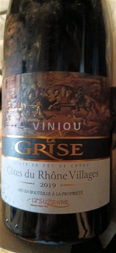 Rhône Valley Côtes du Rhône Villages La Suzienne La Grise 2019