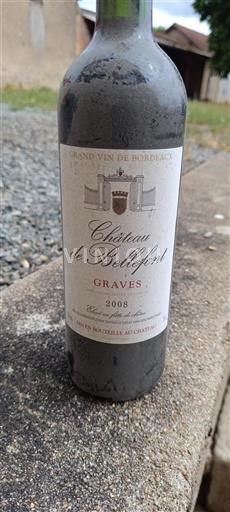 Bordeaux Graves Château Bellefont 2008