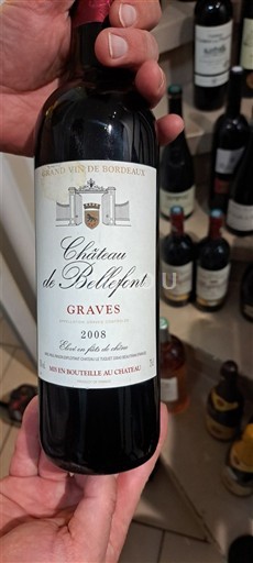 Bordeaux Graves Château Bellefont 2008