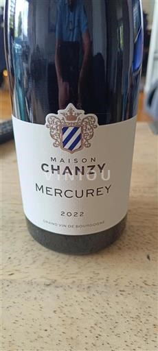 Bourgogne Mercurey Chanzy 2022