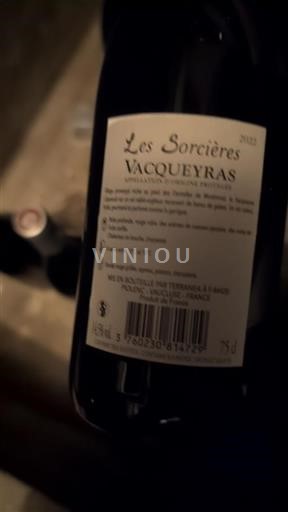 Rhônevallei Vacqueyras Les Sorcières 2022