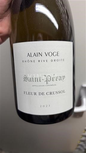 Vallée du Rhône Saint-Péray Alain Voge Fleur de Crussol 2023