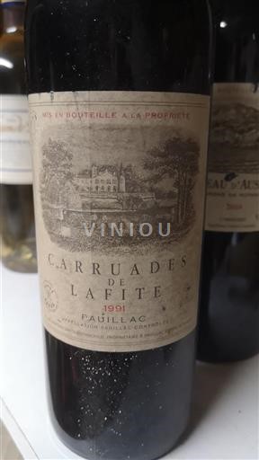 Bordeaux Pauillac Carruades de Lafite 1991