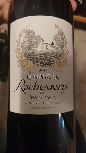 Bordeaux Pessac-Léognan Château Rochemorin 2018
