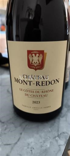 Vale do Ródano Côtes-do-Ródano Château Mont-Redon Le Côtes du Rhône du Château 2023