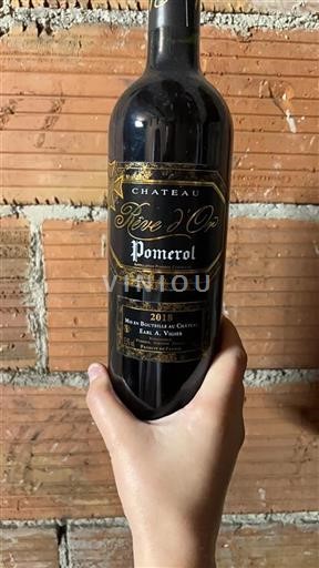 Vin Rouge sec Château Rêve Or 2018 France Bordeaux Pomerol AOC