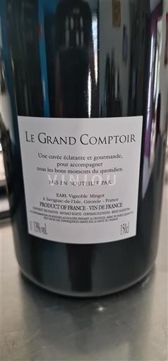 Bordeaux Niet gespecificeerd EARL Vignoble Mingot Le Grand Comptoir Niet-geïntegreerd