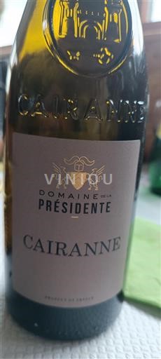 Rhônevallei Cairanne Domaine La Présidente Niet-geïntegreerd