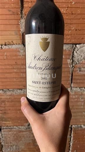 Burdeos Saint-Estèphe Cru Bourgeois Andron Blanquet 2002
