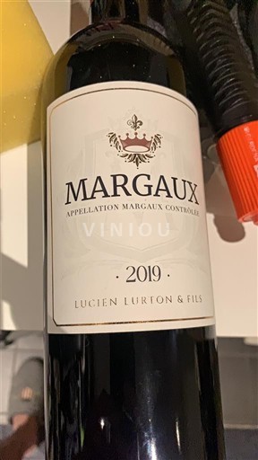 Bordeaux Margaux Grand Cru Lucien Lurton & Fils 2019