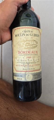 Bordeaux Château Moulin de Guibert 1996