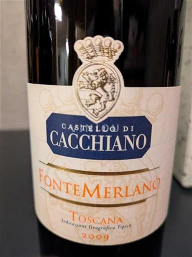 Toskánsko Castello di Cacchiano FonteMerlano 2009