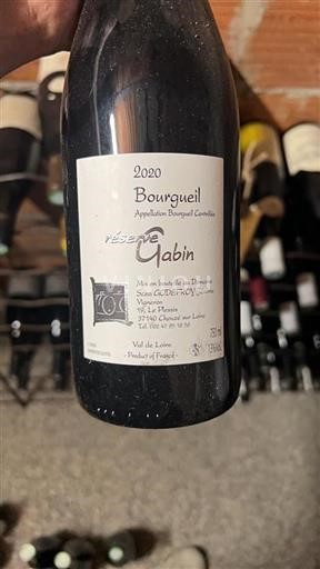 Valle del Loira Bourgueil Domaine Scea Godefroy Jérôme Réserve Gabin 2020