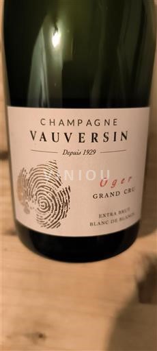 Bourgogne Grande-rue Grand Cru Vauversin Oger Icke årgångsbetecknad
