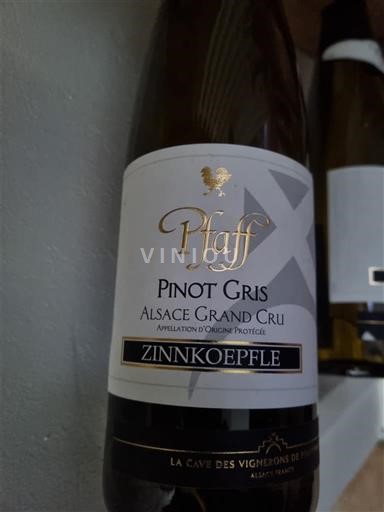Ельзас Ельзас Гран Крю Grand Cru Pfaff Zinnkoepfle Без вінтажу