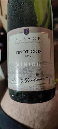 Alsace Grand Cru Maurice Heckmann Pinot Gris 2017