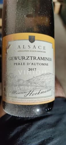 Alsace Grand Cru Maurice Heckmann Perle d'Automne 2017