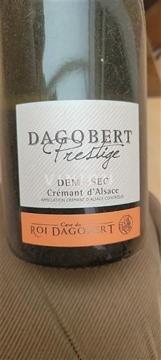 Alsace Crémant d'Alsace Cave du Roi Dagobert Prestige Icke årgångsbetecknad