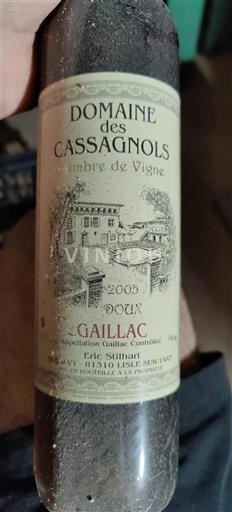 Southwest Gaillac Domaine Des Cassagnols 2005