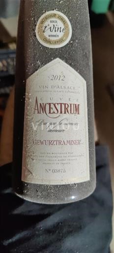 Alsace Grand Cru Ancestrum 2012