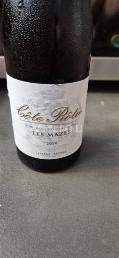 Valle del Ródano Côte-rôtie Gabriel Meffre Les Mazes 2014