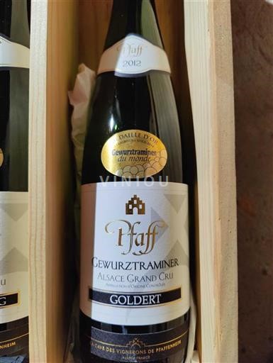 Alsácia Alsácia Grand Cru Grand Cru Pfaff Goldert 2012