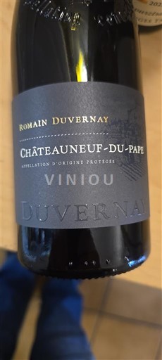 Vallée du Rhône Châteauneuf-du-pape Romain Duvernay 2017