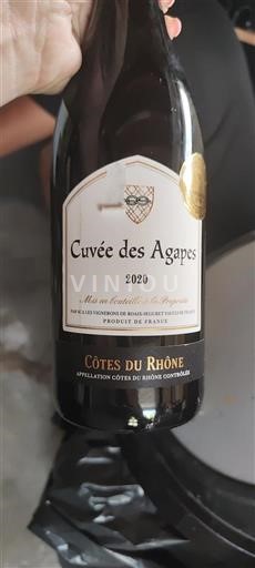 Thung lũng Rhône Côtes-du-rhône Cuvée des Agapes 2020