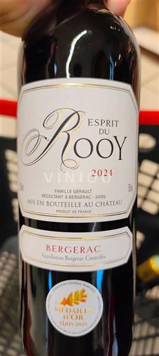 Sydvestfrankrig Bergerac Esprit du Rooy 2024