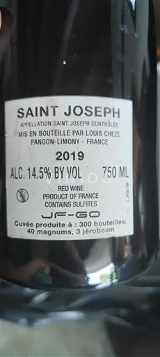 Rhônen laakso Saint-Joseph Louis Cheze JF-GO 2019