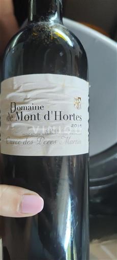 Languedoc-Roussillon Côtes de Thongue Mont Hortes des Pères Martin 2016